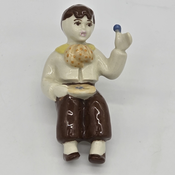 Vintage Shelf Sitters Little Miss Muffet and Little Jack Horner - Picture 5 of 5